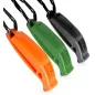 Plastic signal whistle