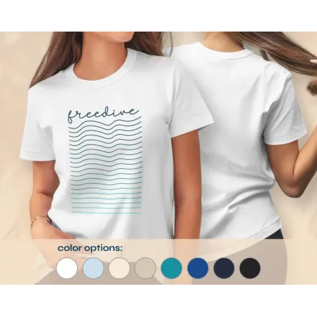 T-shirt Femme Vagues