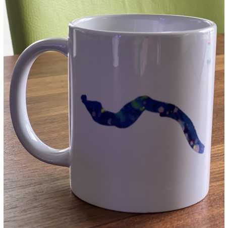 Tasse avec motif d'apnée