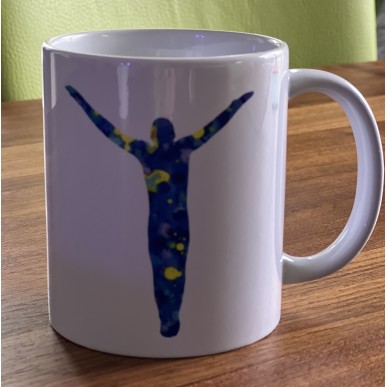 Tasse mit Freediving Motiv