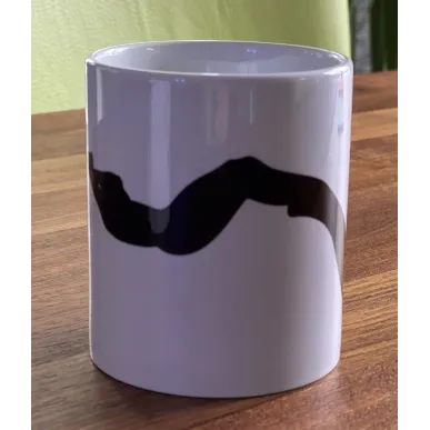 Tasse avec motif d'apnée