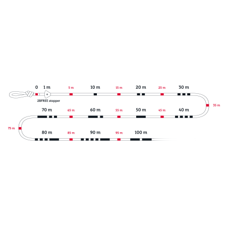 2bfree Superstatic Rope markiertes Seil