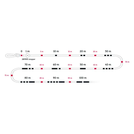 2bfree Superstatic Rope markiertes Seil