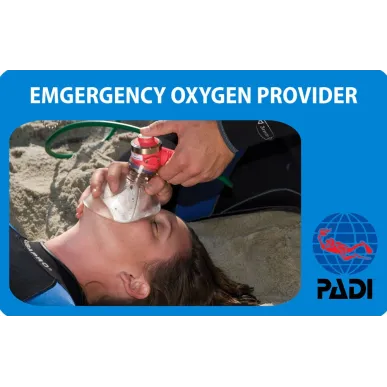 PADI Emergency Oxygen Provider cours