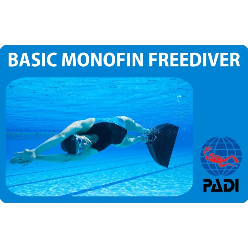 PADI Basic Monofin Freediver specialty course