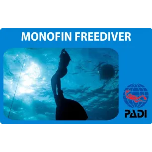 PADI Monofin Freediver cours de spécialité