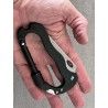 Carabiner folding knive